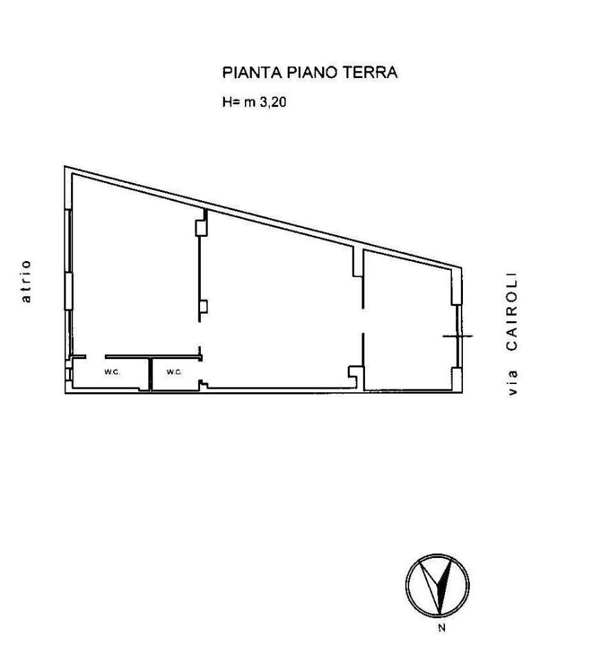 Ufficio in Via Cairoli 52, Giovinazzo, {3} - Planimetria 1