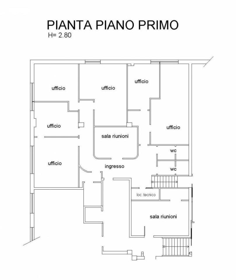 Ufficio in Via Beato Francesco Marino, Zumpano, {3} - Planimetria 1