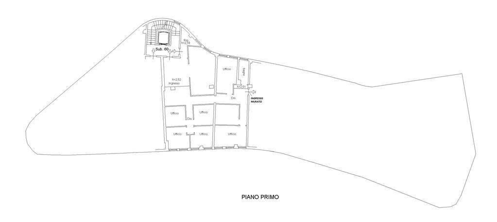 Ufficio in Via Galileo Ferraris 63, Arezzo, {3} - Planimetria 1