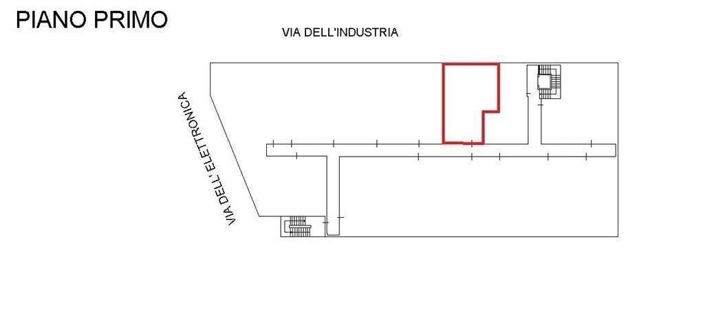 Ufficio in Via dell'Industria 974, Follonica, {3} - Planimetria 1