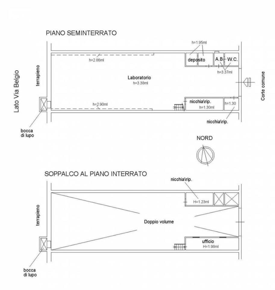 Palazzina commerciale in Viale Europa 47, Grosseto, {3} - Planimetria 1