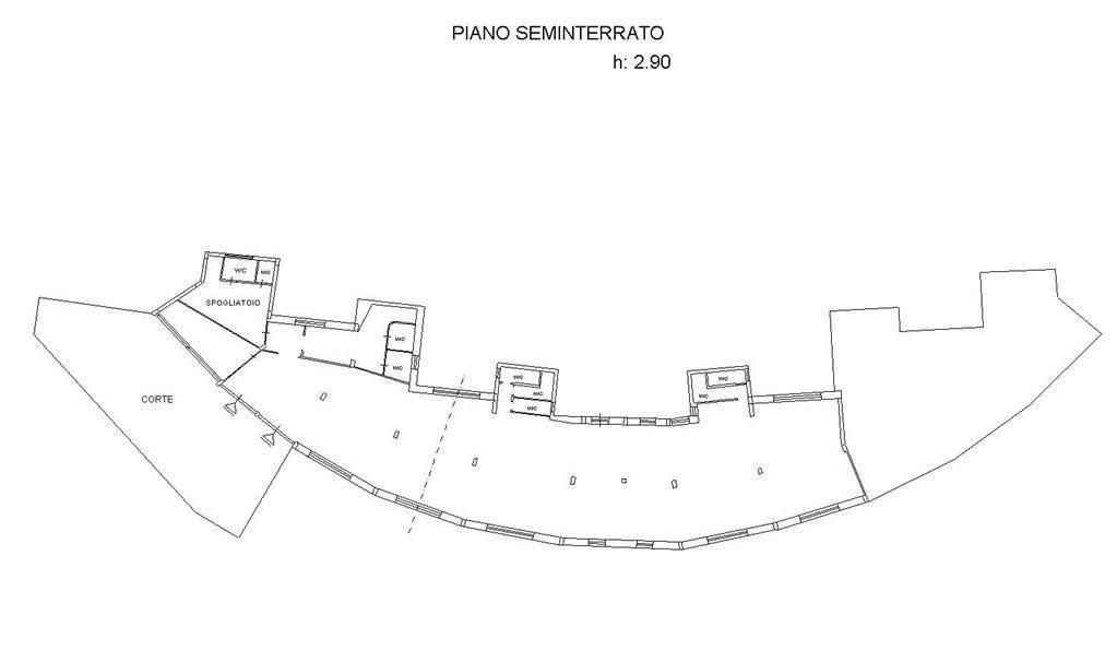 Palazzina commerciale in Contrada Vetticello, Belvedere Marittimo, {3} - Planimetria 1