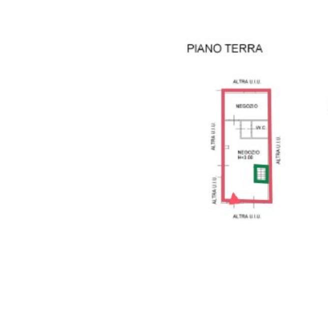 Negozio in Via della Pace 10, Coriano, {3} - Planimetria 1