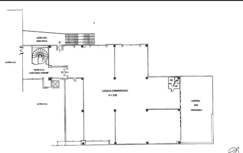 Palazzina commerciale in Contrada Pace, Tolentino, {3} - Planimetria 1