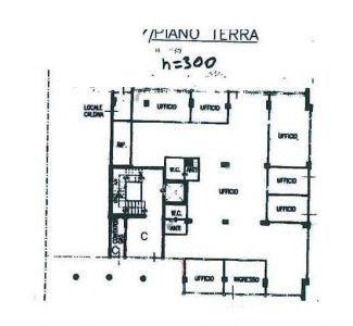 Ufficio in Via Romano Guardini 9b, Trento, {3} - Planimetria 1