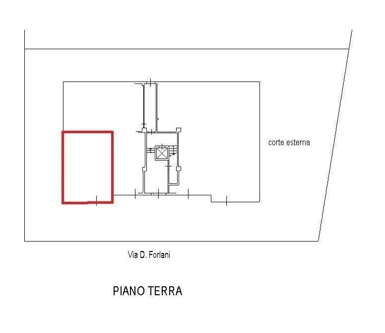 Negozio in Via Diomede Forlani 153, Morciano Di Romagna, {3} - Planimetria 1