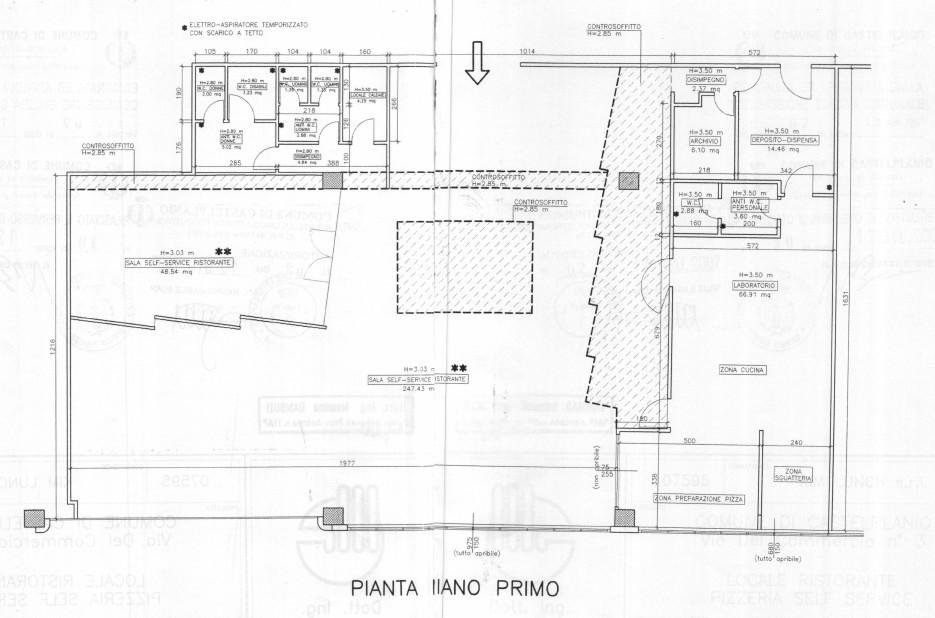 Palazzina commerciale in Via del Commercio, Castelplanio, {3} - Planimetria 1