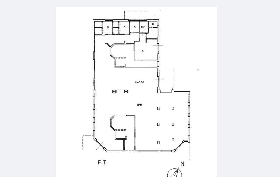 Palazzina commerciale in Piazza della Marina 35, Porto Recanati, {3} - Planimetria 1