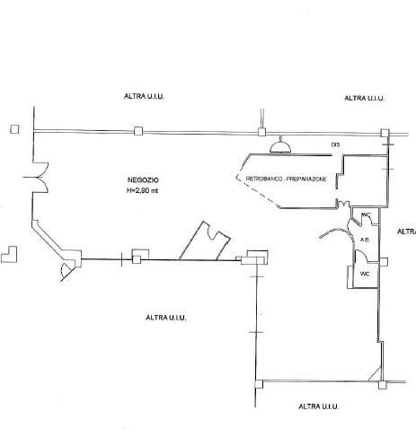 Palazzina commerciale in Via Domenico Annibali, Macerata, {3} - Planimetria 1
