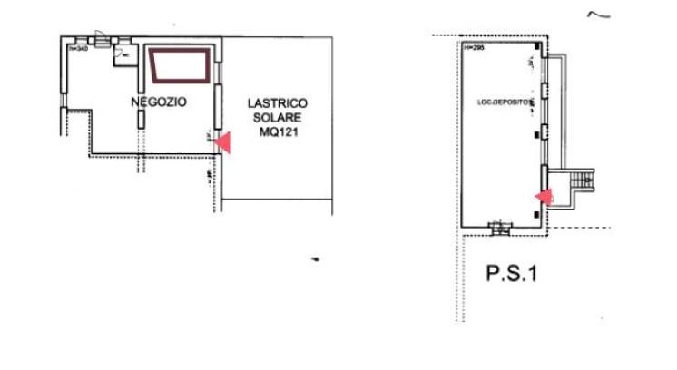 Palazzina commerciale in Via Civitanova Marche 47, Civitanova Marche, {3} - Planimetria 1