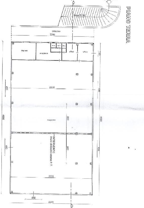 Capannone in Via del Finale, Cagli, {3} - Planimetria 1