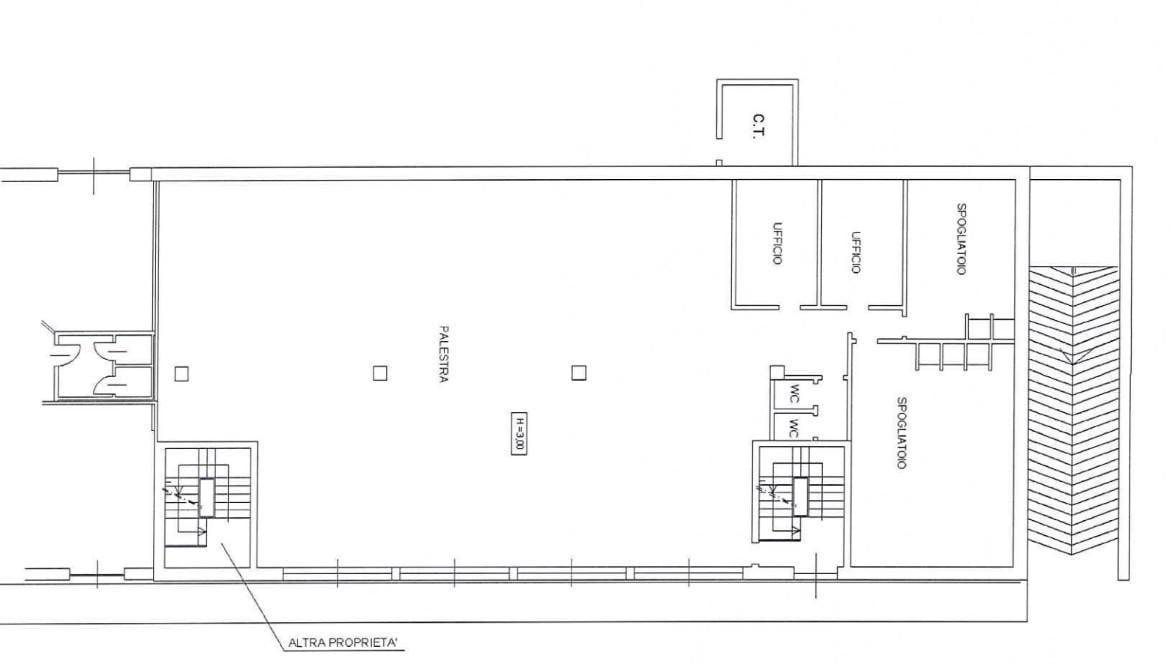 Palazzina commerciale in Corso Papa Giovanni Paolo II 29, Vercelli, {3} - Planimetria 1