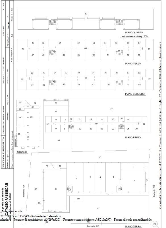 Negozio in Via Aldo Moro 41/B, Aprilia, {3} - Planimetria 1