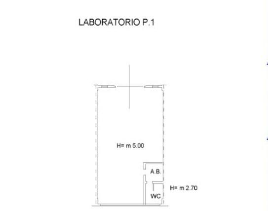 Laboratorio in Via Leonardo da Vinci, Acquaviva Picena, {3} - Planimetria 1