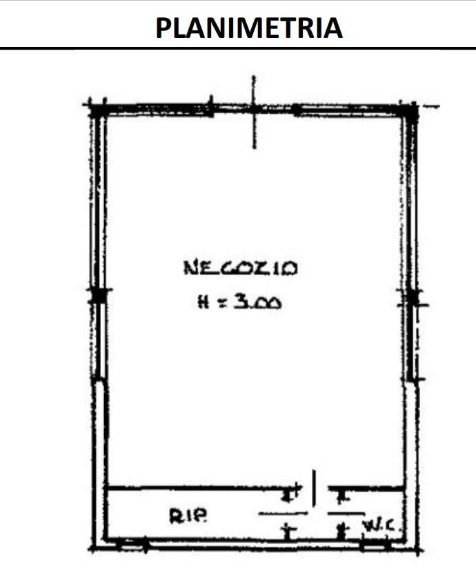 Palazzina commerciale in Via Elio Broganelli 88, Fabriano, {3} - Planimetria 1