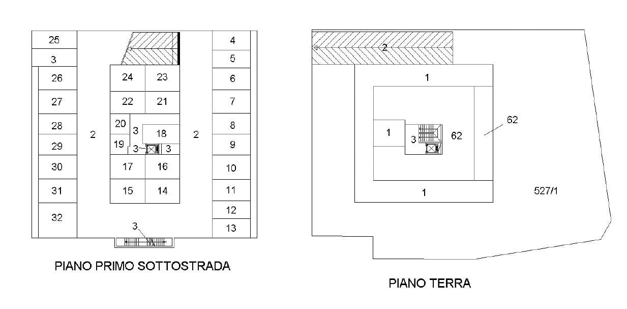 Palazzina commerciale in Via Matilde Serao 23 C, Perugia, {3} - Planimetria 1