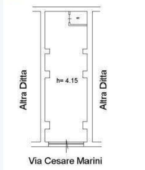 Palazzina commerciale in Via Cesare Marini, Cosenza, {3} - Planimetria 1