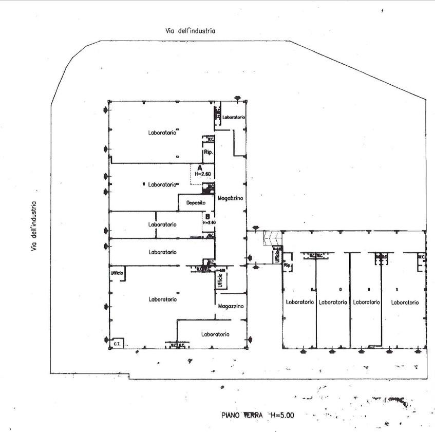 Capannone in Via dell' Industria, Acqualagna, {3} - Planimetria 1