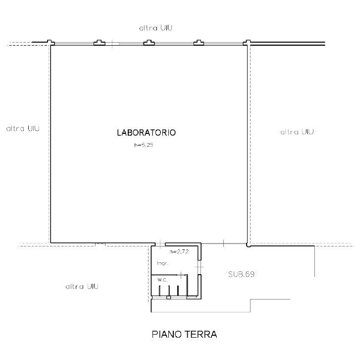 Capannone in Località Villa Mattei 65, Montecassiano, {3} - Planimetria 1