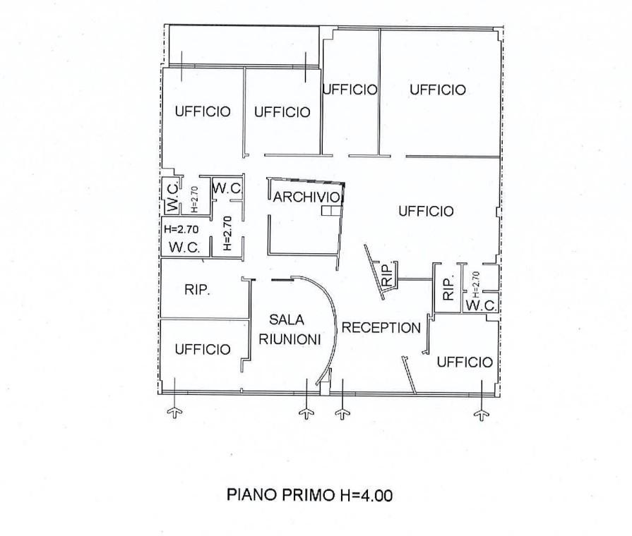 Ufficio in Via Luigi Einaudi, Fano, {3} - Planimetria 1