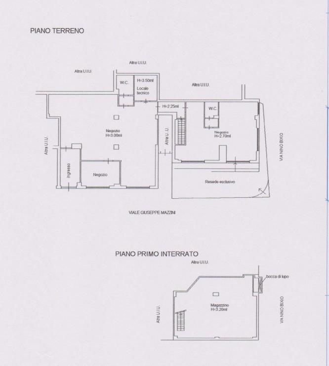 Ufficio in Via Mazzini 111, Siena, {3} - Planimetria 1