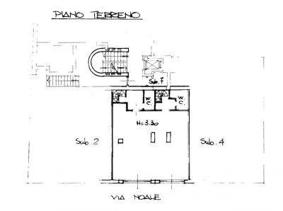 Negozio in Via Cusago 47, Milano, {3} - Planimetria 1