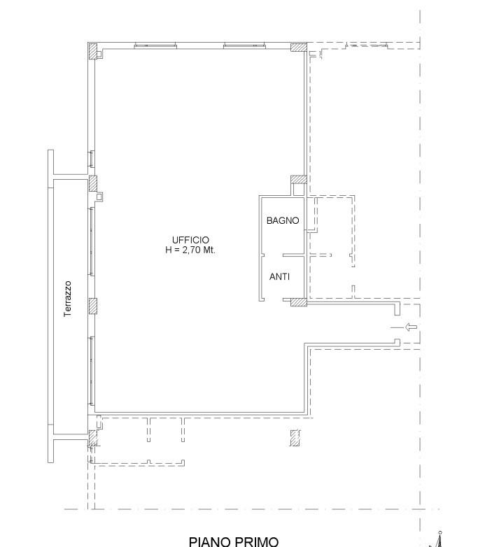 Ufficio in Strada Trasimeno Ovest 165, Perugia, {3} - Planimetria 1