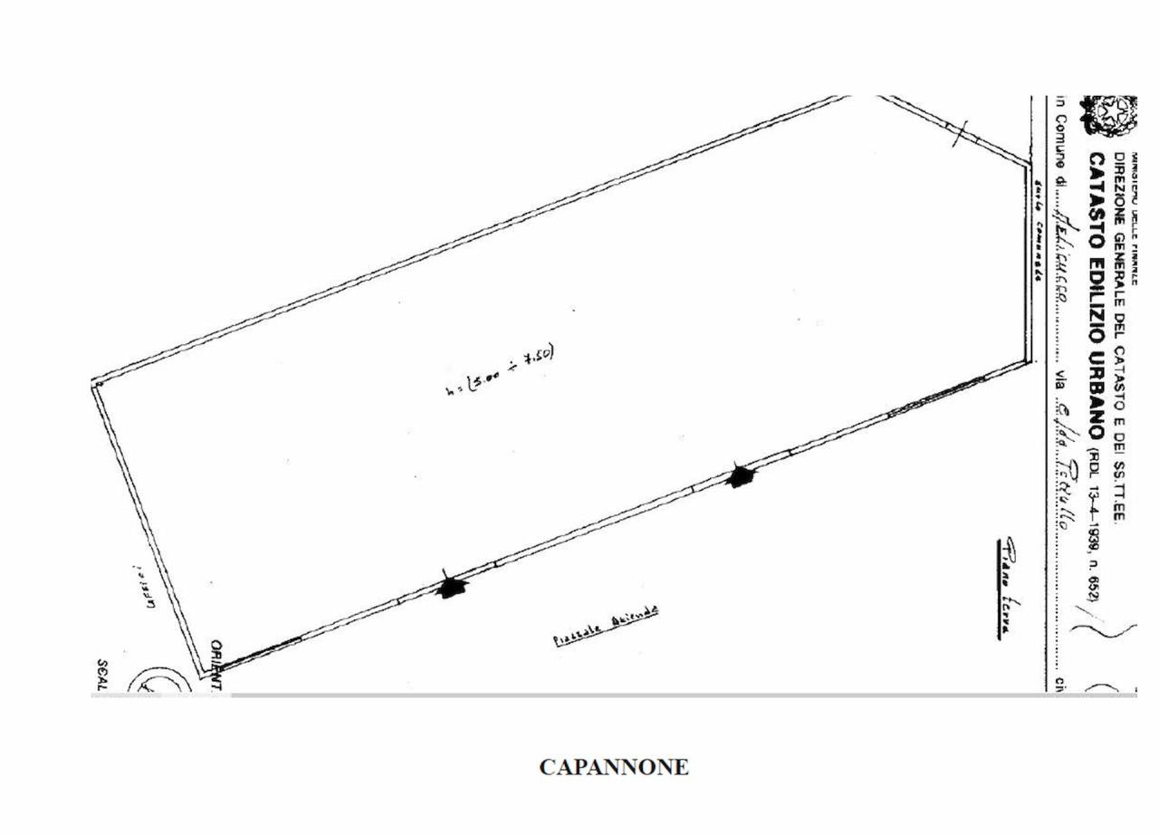 Capannone in Contrada Pezzullo, Melicucco, {3} - Planimetria 1