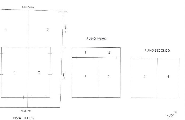 Capannone in Via del Finale, Cagli, {3} - Planimetria 1