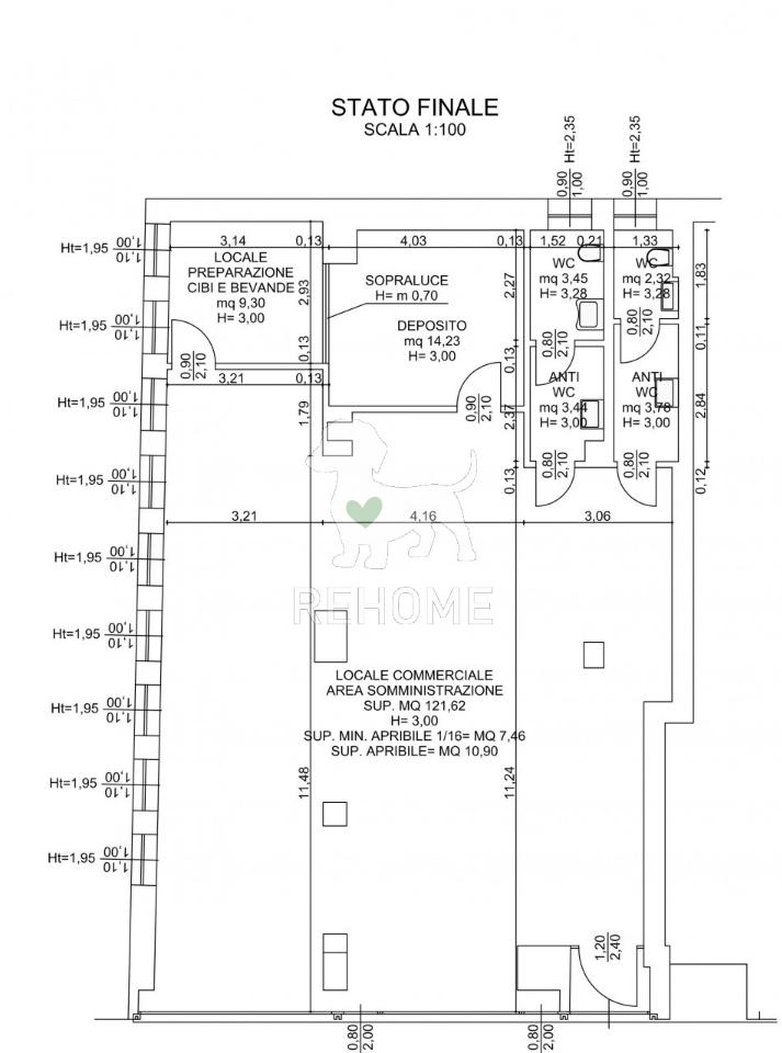 Esercizio commerciale in Via Giuseppe Giusti 19, Udine, {3} - Planimetria 1