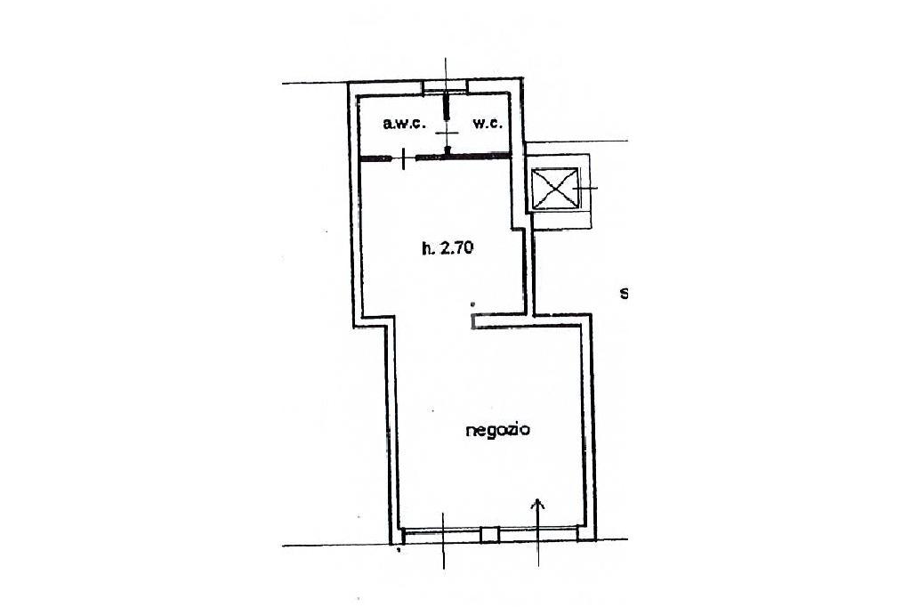 Negozio in Via Fratelli Nobili 6, Vigano', {3} - Planimetria 1