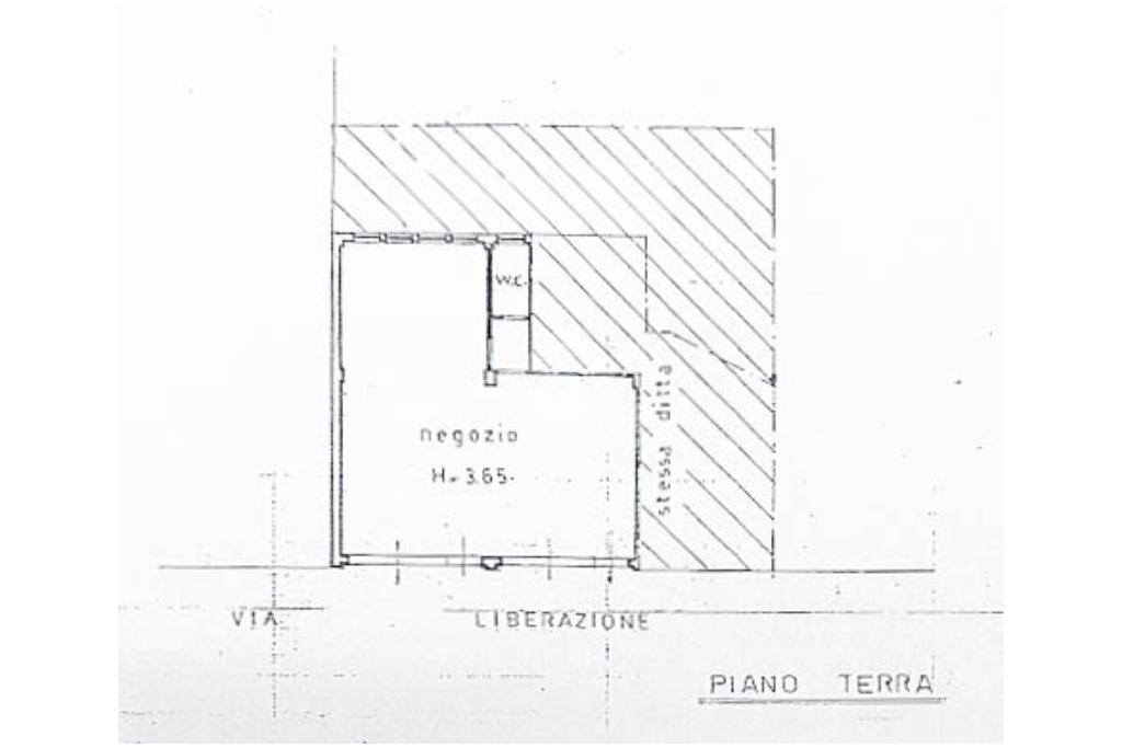 Negozio in Via della Liberazione 53, Peschiera Borromeo, {3} - Planimetria 1