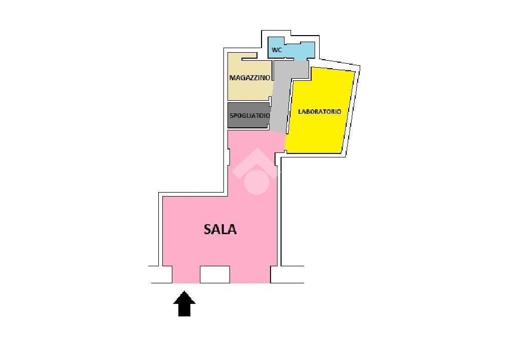 Negozio in Via Appia Nuova 00, Roma, {3} - Planimetria 1