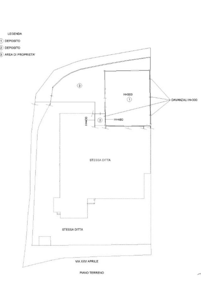 Capannone in Via XXV Aprile 149, Galliate, {3} - Planimetria 1