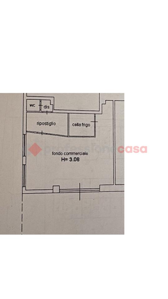 Negozio in Via Fratelli Rosselli, Cecina, {3} - Planimetria 1