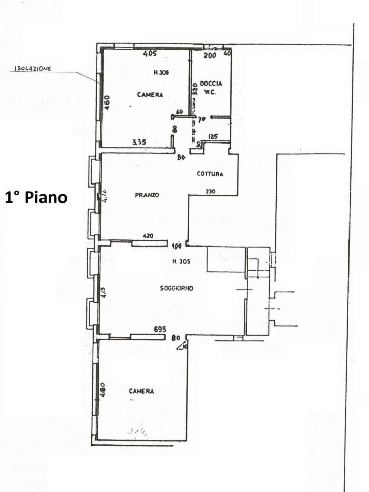 Quadrilocale in vendita, Ramo Sant'Agostin, Venezia - Planimetria 1