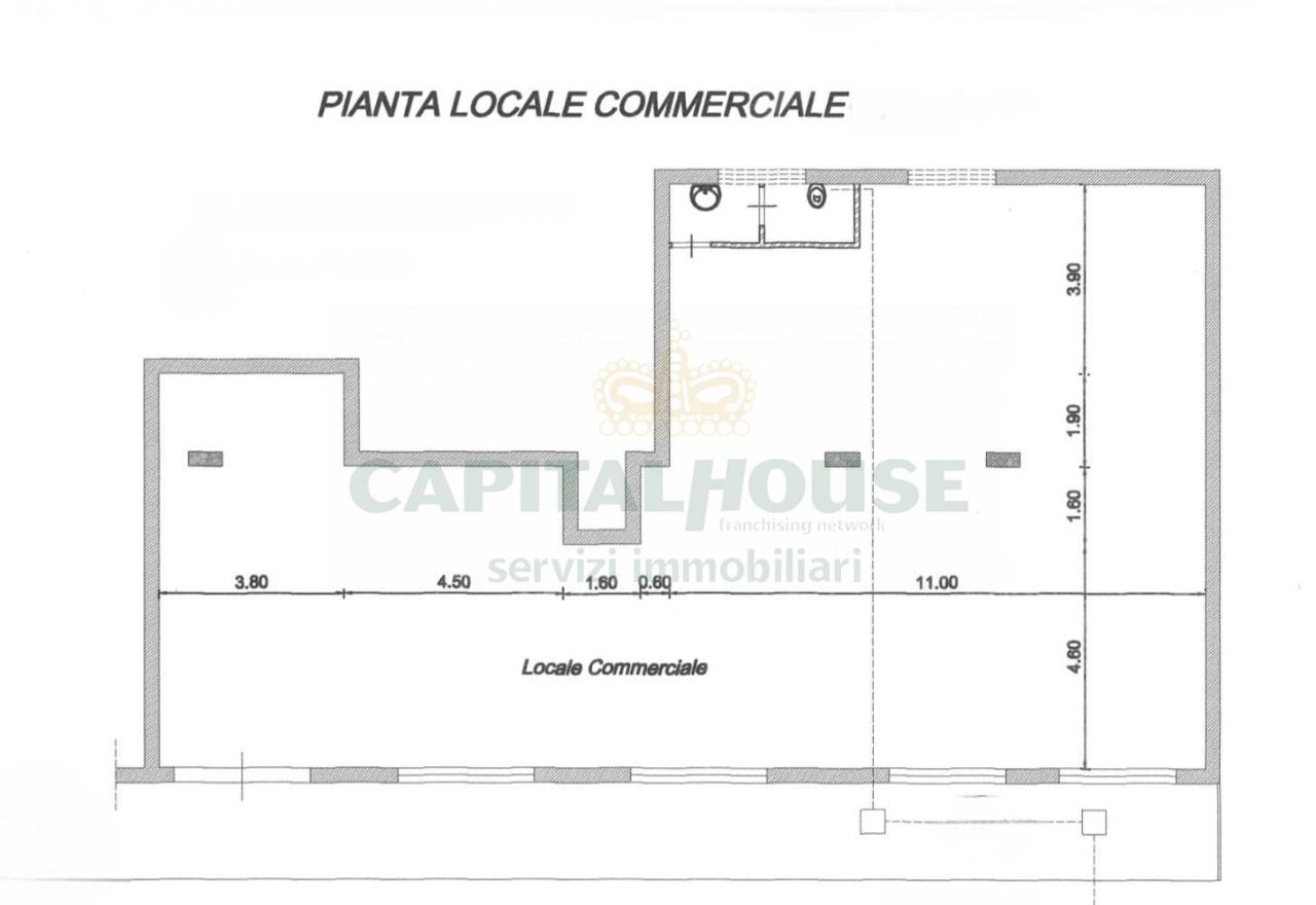 Negozio in Viale Italia, San Nicola La Strada, {3} - Planimetria 1