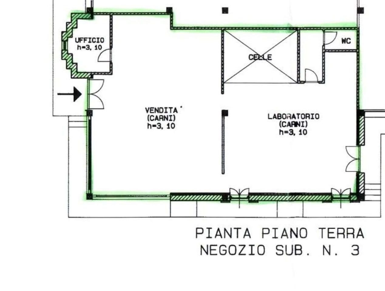 Capannone in Console Flaminio 58/C, Tuoro Sul Trasimeno, {3} - Planimetria 1