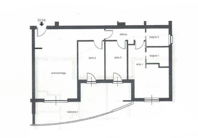 Quadrilocale in Corso della Repubblica 1, Cisterna di Latina - Foto 1