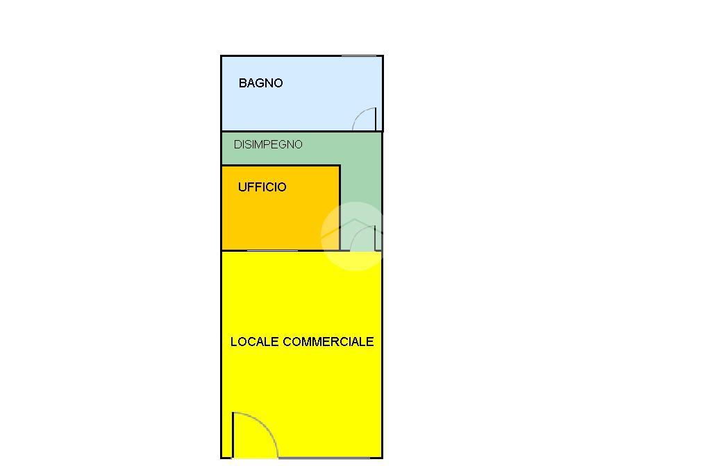 Negozio in Via Virgilio, Cassino, {3} - Planimetria 1