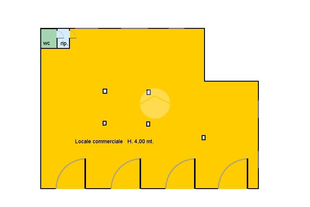 Negozio in Corso Trieste 2, Cassino, {3} - Planimetria 1