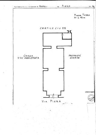Negozio in Via Pigna 209, Napoli, {3} - Planimetria 1