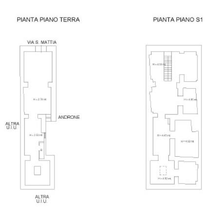 Negozio in Via San Mattia 82, Napoli, {3} - Planimetria 1