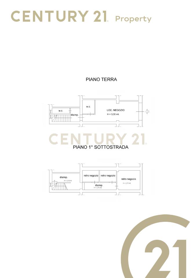 Negozio in Via Ruggero Fauro 21, Roma, {3} - Planimetria 1