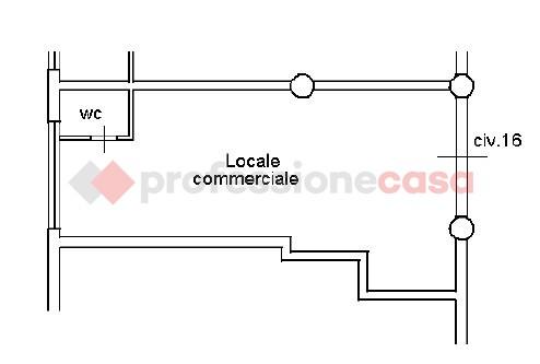 Negozio in Via P. di Cagno 16, Bari, {3} - Planimetria 1
