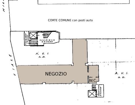 Negozio in Viale Milano, 112, Vicenza, {3} - Planimetria 1