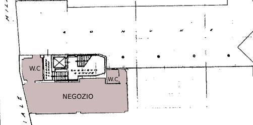 Negozio in Viale Milano, 114, Vicenza, {3} - Planimetria 1