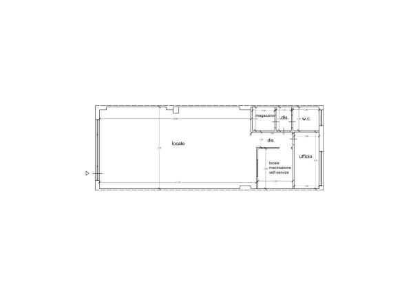 Negozio in Viale Fabrateria Vetus, Ceccano, {3} - Planimetria 1