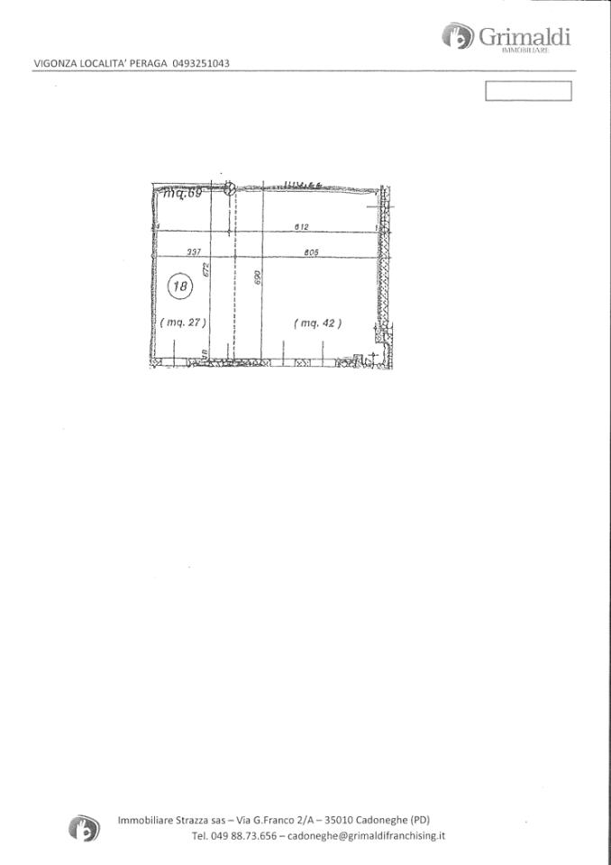 Magazzino in , Vigonza, {3} - Planimetria 1