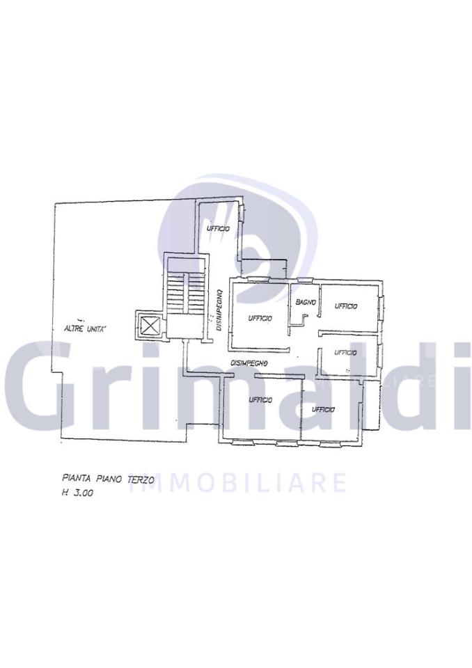 Ufficio in Via Carlo Rezzonico, Padova, {3} - Planimetria 1